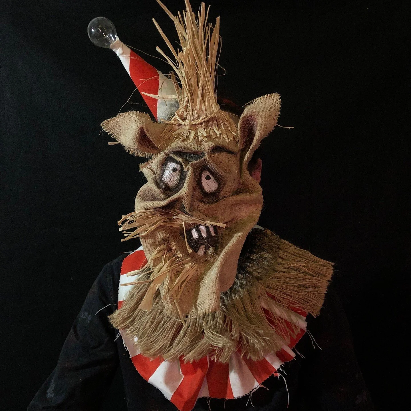 Handmade masks for movies, Halloween, parties, masquerades and fun times  #maskart #mask #props #cryptid #crookedcrowmasks