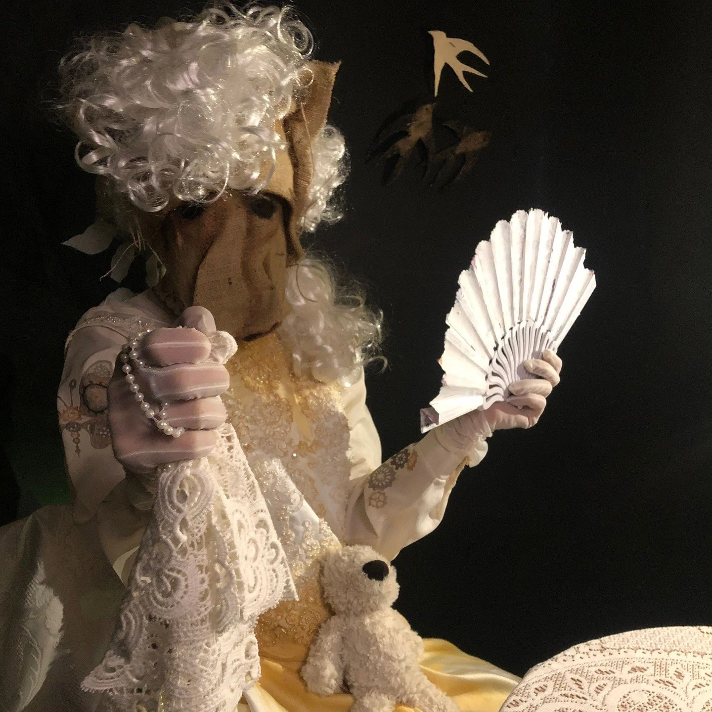 Handmade masks for movies, Halloween, parties, masquerades and fun times  #maskart #mask #props #cryptid #crookedcrowmasks