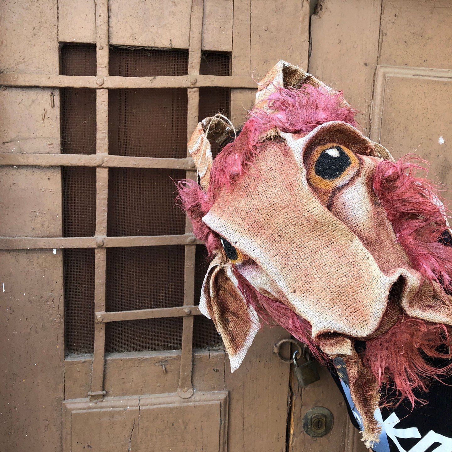 Handmade masks for theater, Halloween, parties, masquerades and fun times #goat #maskart #goatmask #crookedcrowmasks