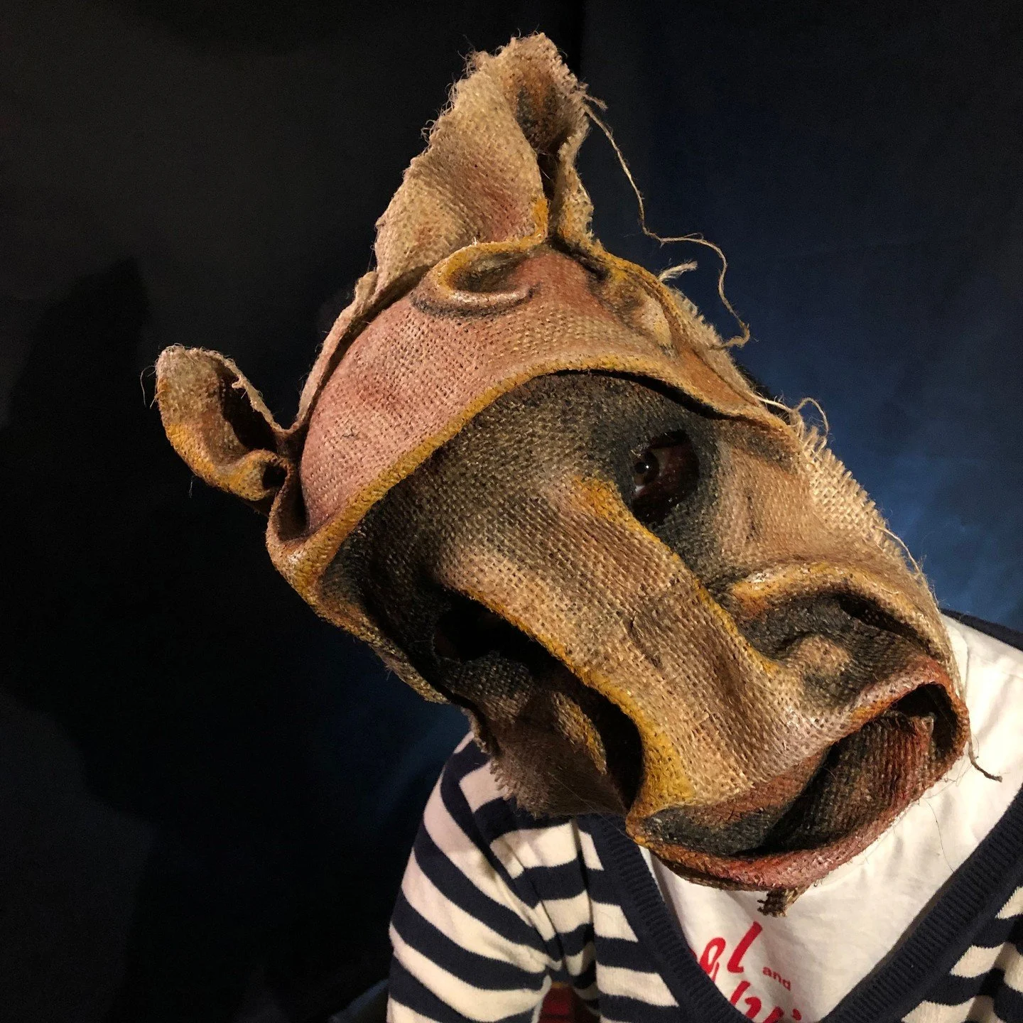 Handmade masks for movies, Halloween, parties, masquerades and fun times  #maskart #mask #props #cryptid #crookedcrowmasks