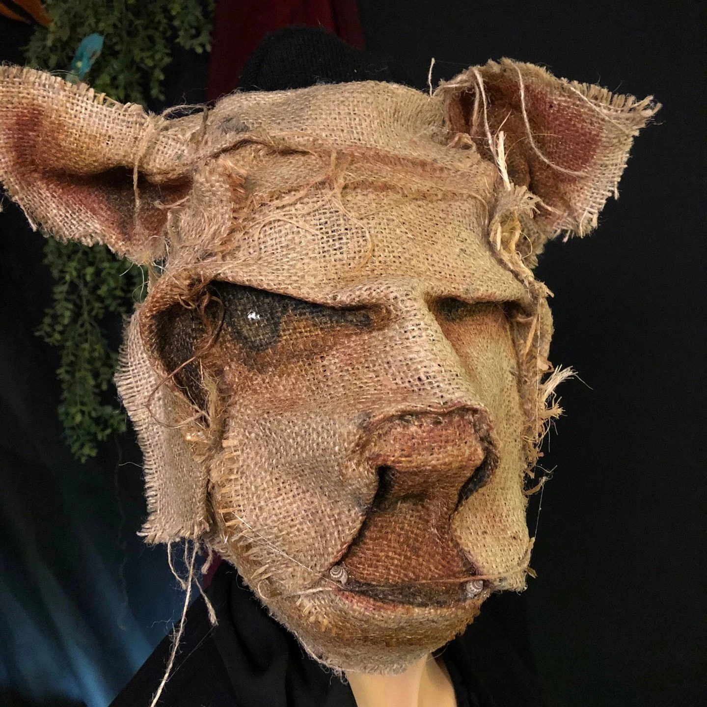 Handmade masks for movies, Halloween, parties, masquerades and fun times  #maskart #mask #props #cryptid #crookedcrowmasks