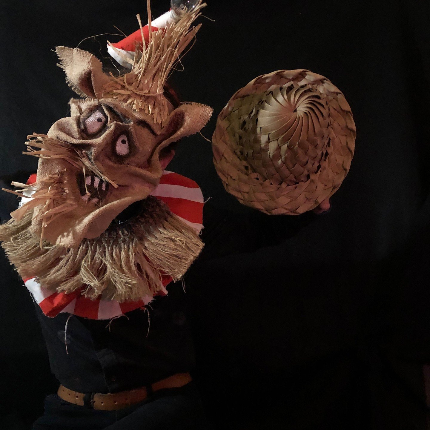Handmade masks for movies, Halloween, parties, masquerades and fun times  #maskart #mask #props #cryptid #crookedcrowmasks
