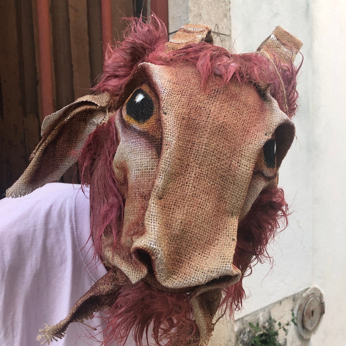 Handmade masks for theater, Halloween, parties, masquerades and fun times #goat #maskart #goatmask #crookedcrowmasks
