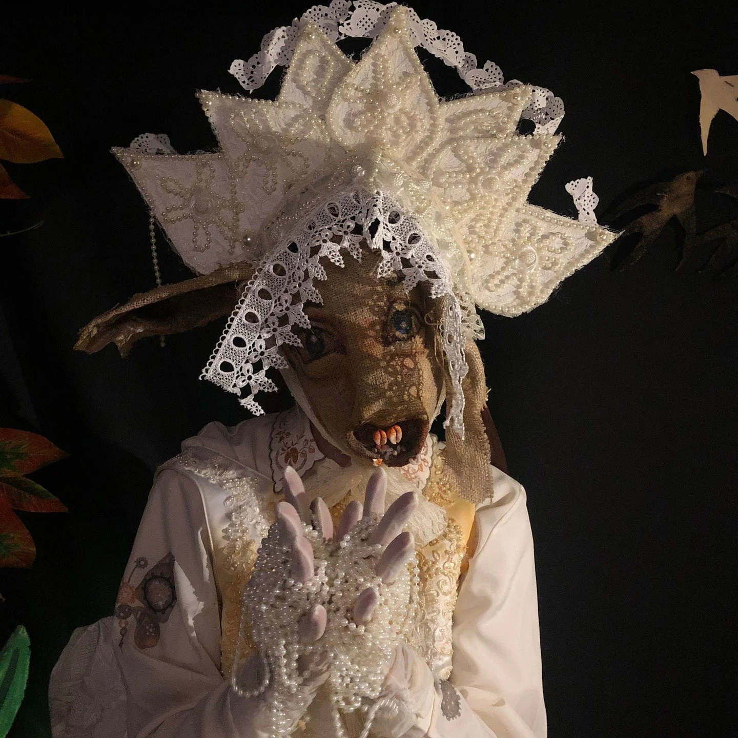 Handmade masks for movies, Halloween, parties, masquerades and fun times  #maskart #mask #props #monsters #crookedcrowmasks