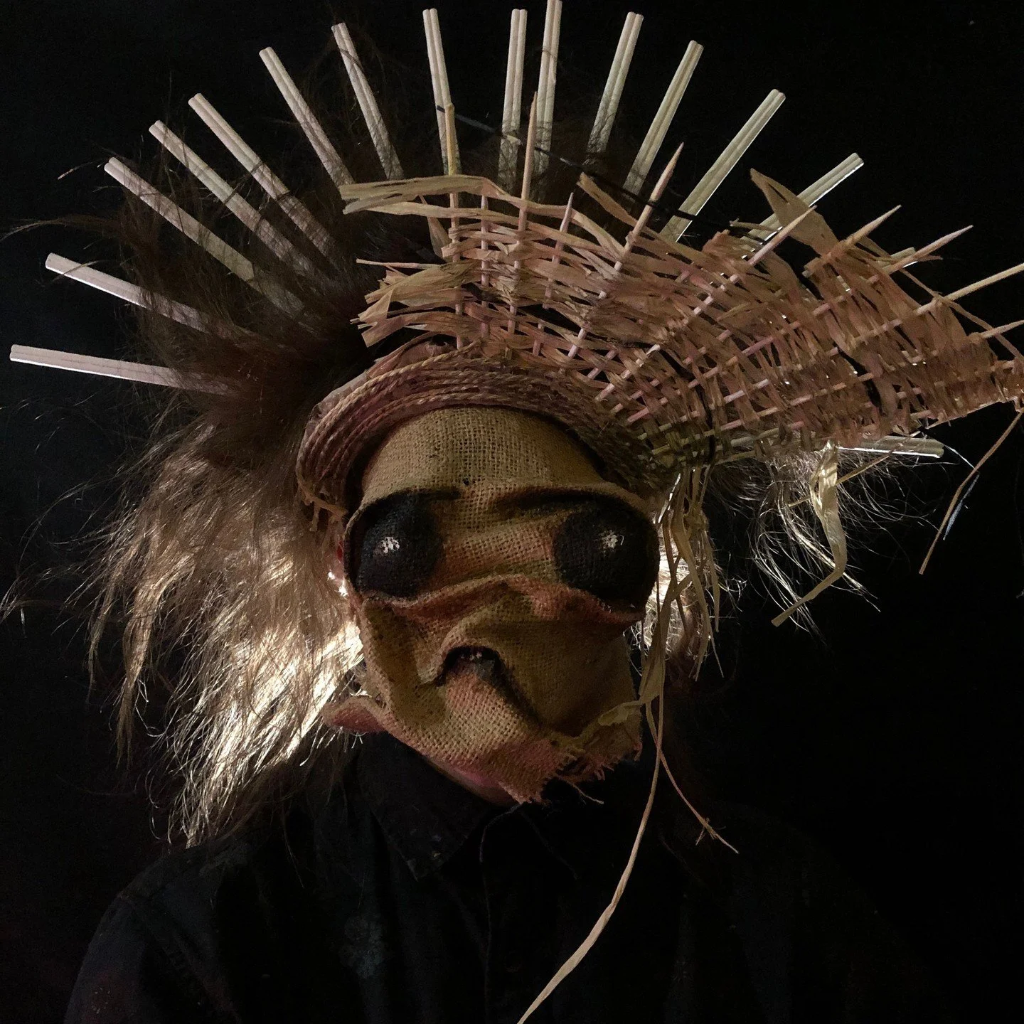 Handmade masks for movies, Halloween, parties, masquerades and fun times  #maskart #mask #props #monsters #crookedcrowmasks
