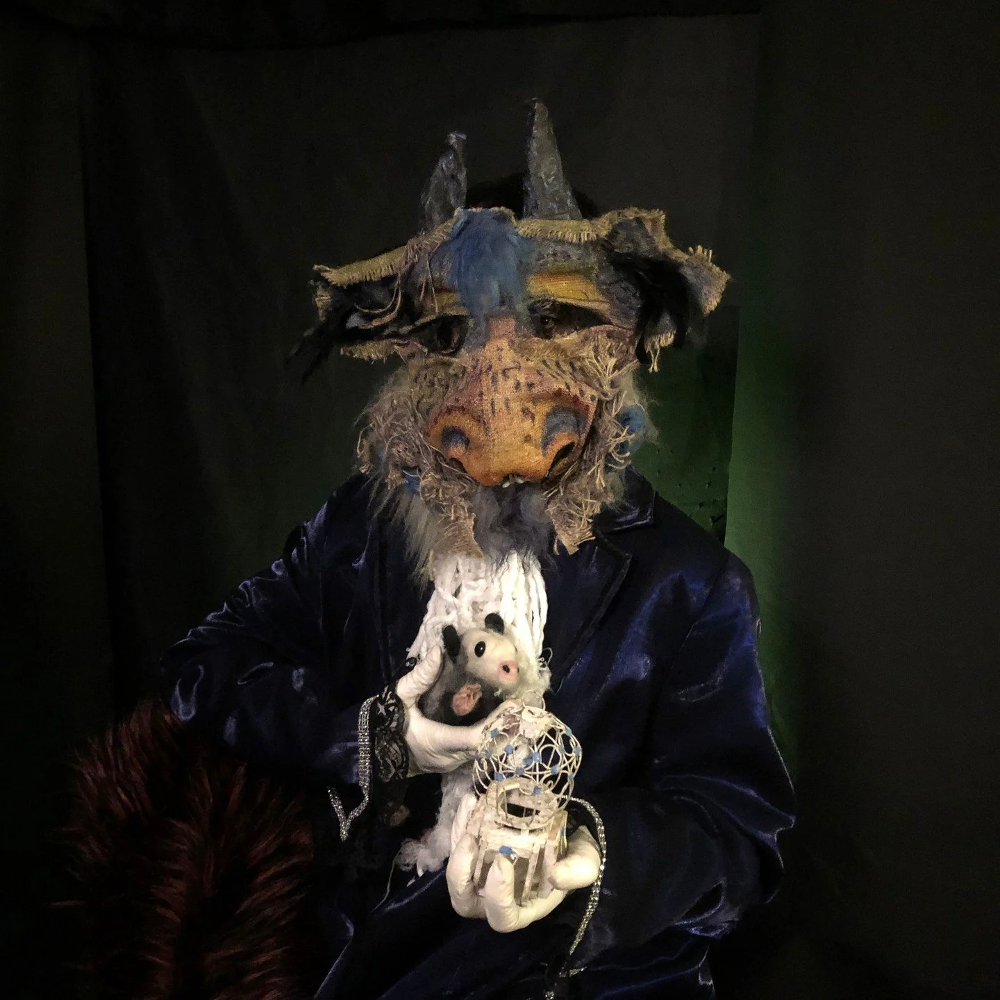 Handmade masks for movies, Halloween, parties, masquerades and fun times  #maskart #mask #props #monsters #crookedcrowmasks