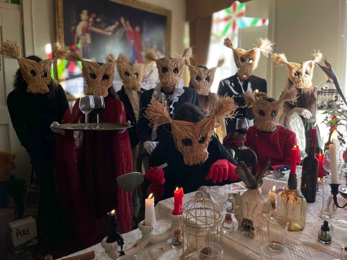 Handmade masks for movie props, haunted house, concert and stage, and fun times. Halloween, masquerade, costume parties and videos. #crookedcrowmasks #handmademasks #creepy #halloween This mask is available.