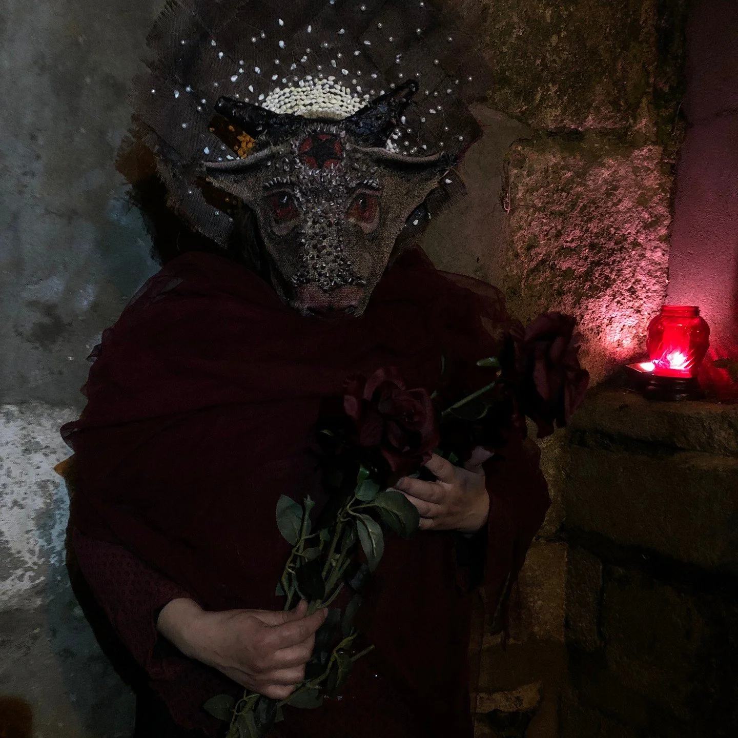 Handmade masks for cornfield labyrinth, haunted house, spooky pranks and fun times. Halloween, masquerade, costume parties and videos. #crookedcrowmasks #handmademasks #devilmask #horror