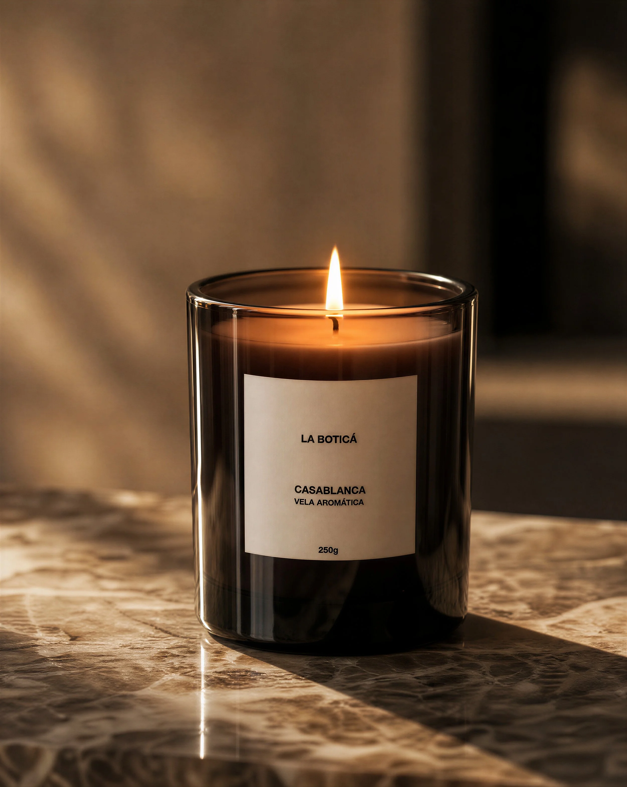 Casablanca Glass Candle