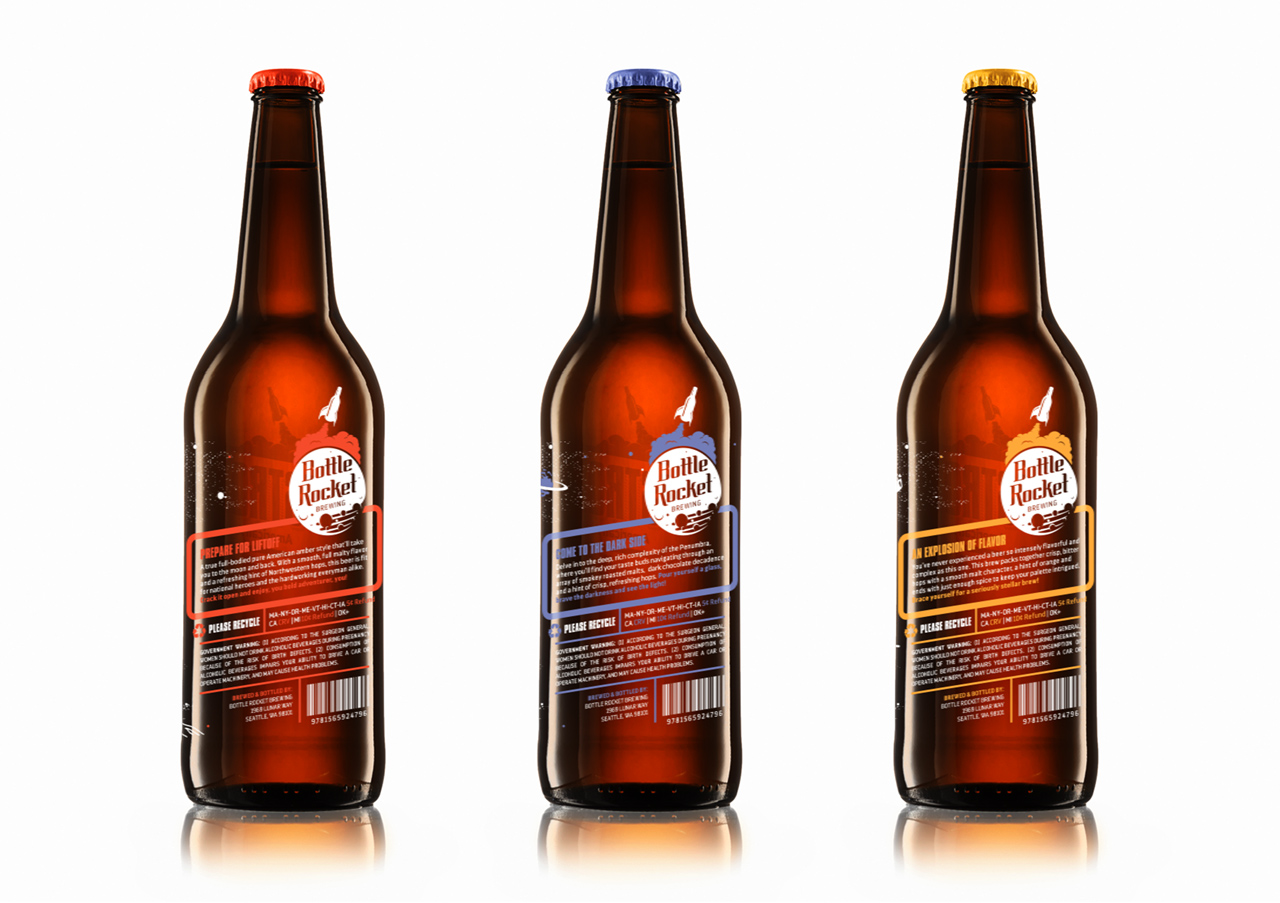 The brand, and its beers, are designed to appear bold, adventurous and a little mysterious (exactly how exploring the cosmos should feel.)