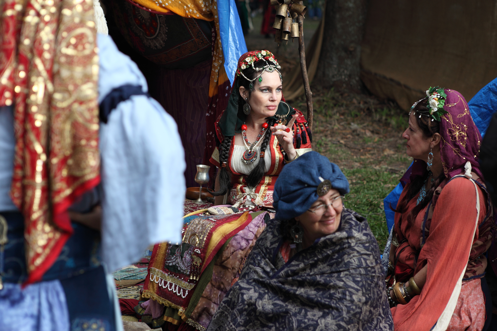  Gypsies at the Abbey Medieval Festival. 
