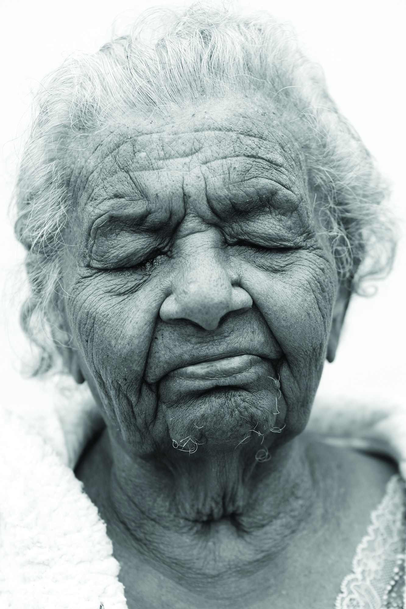  Aunty Margaret, from the Darumbal people of central Queensland. This portrait was taken as part of the exhibition Toonoonba Dreaming.  