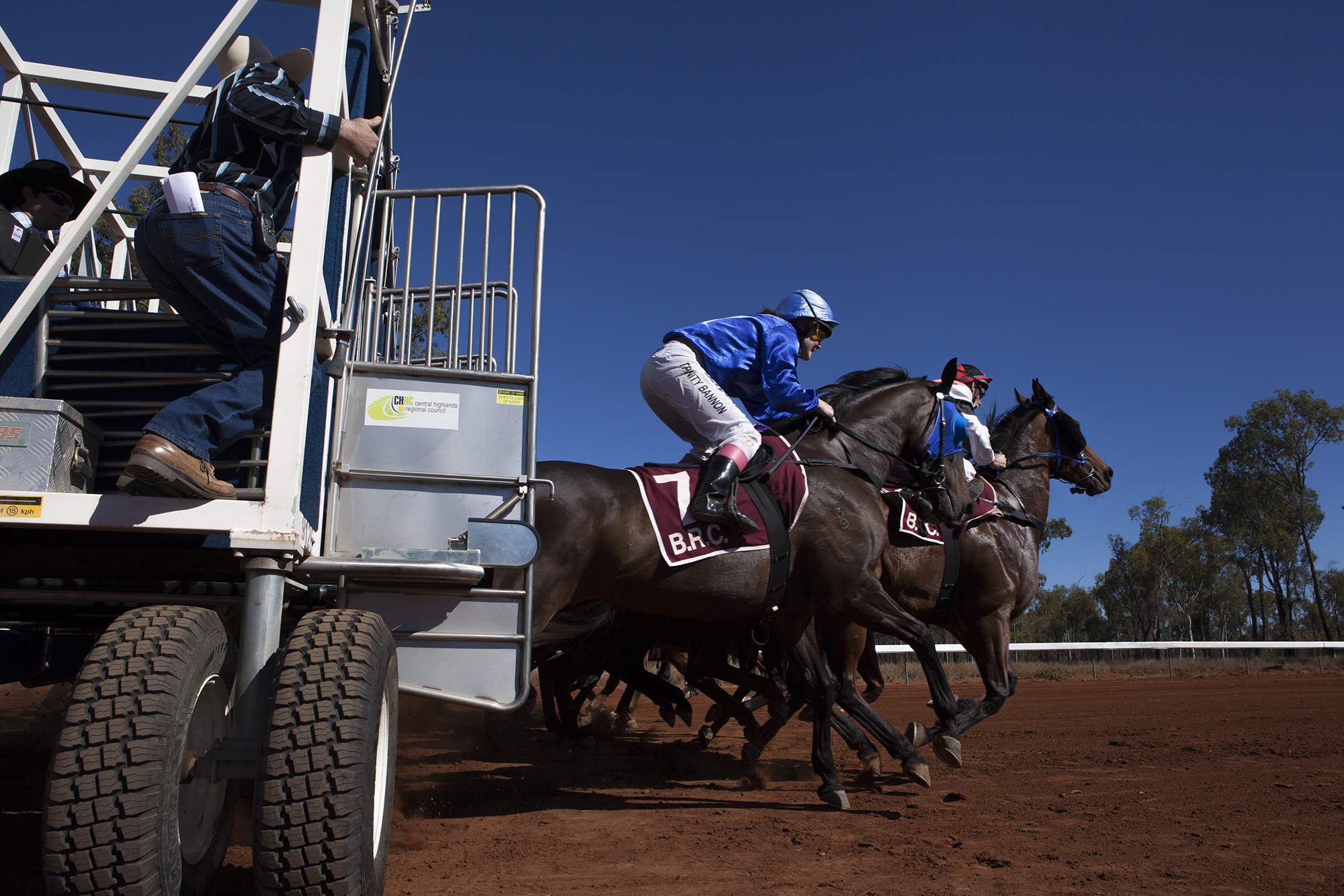  The Alpha races in outback Queensland. 