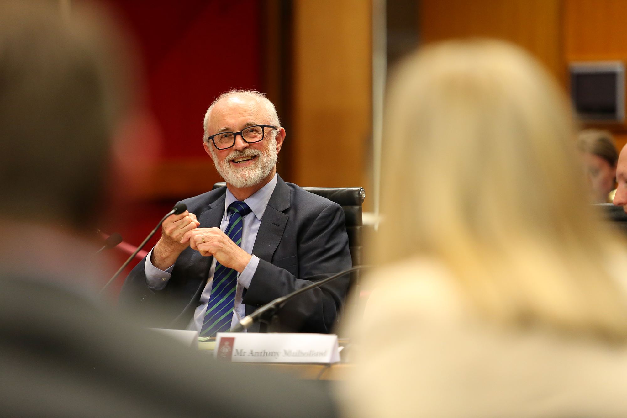  Council for Intellectual Disability Senior Advocate Jim Simpson gives evidence at the NDIS parliamentary inquiry.  
