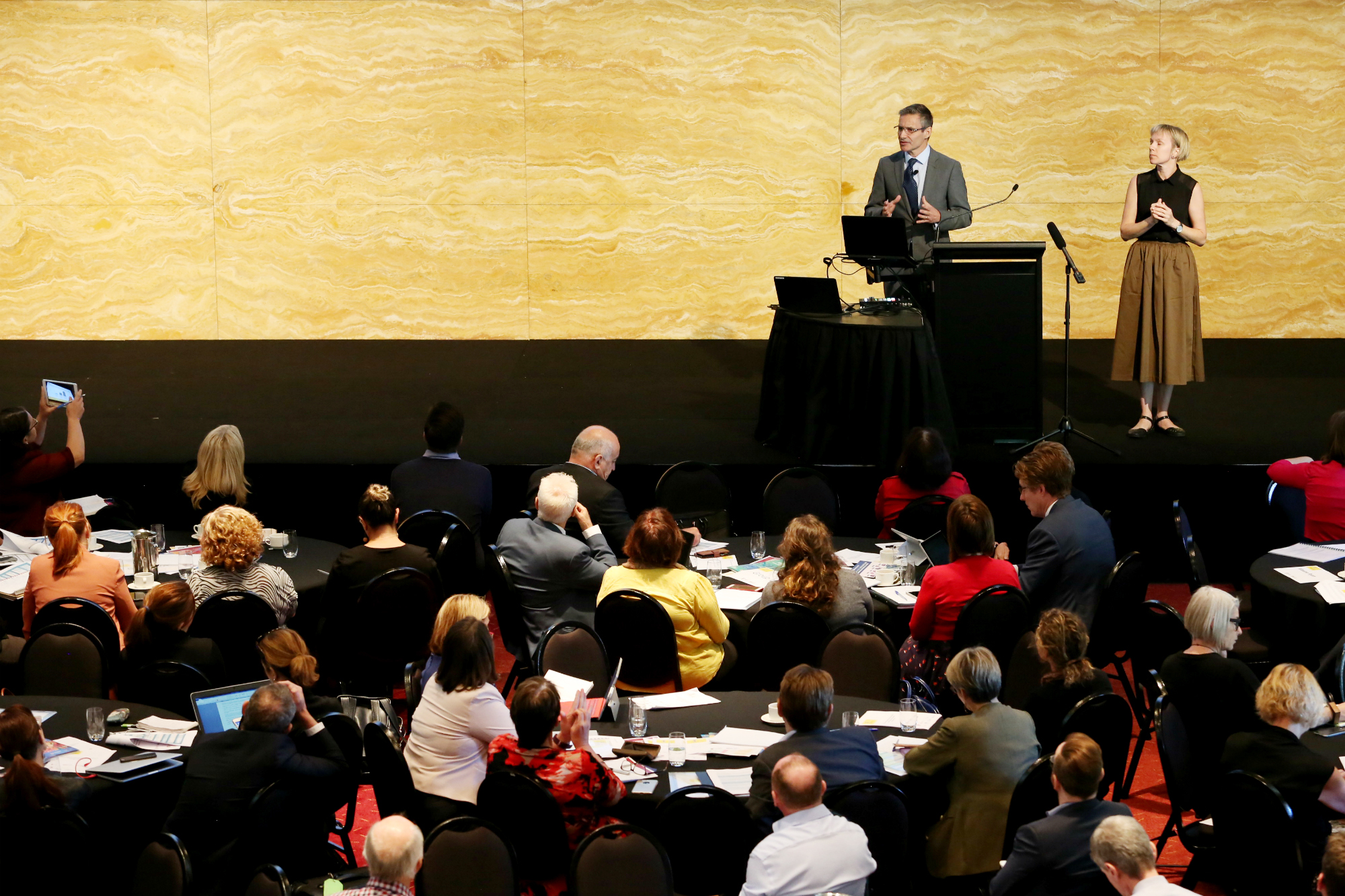  Dr Julian Trollor of UNSW  presents at a national roundtable discussing action needed to improve the mental health of people with intellectual disability. 