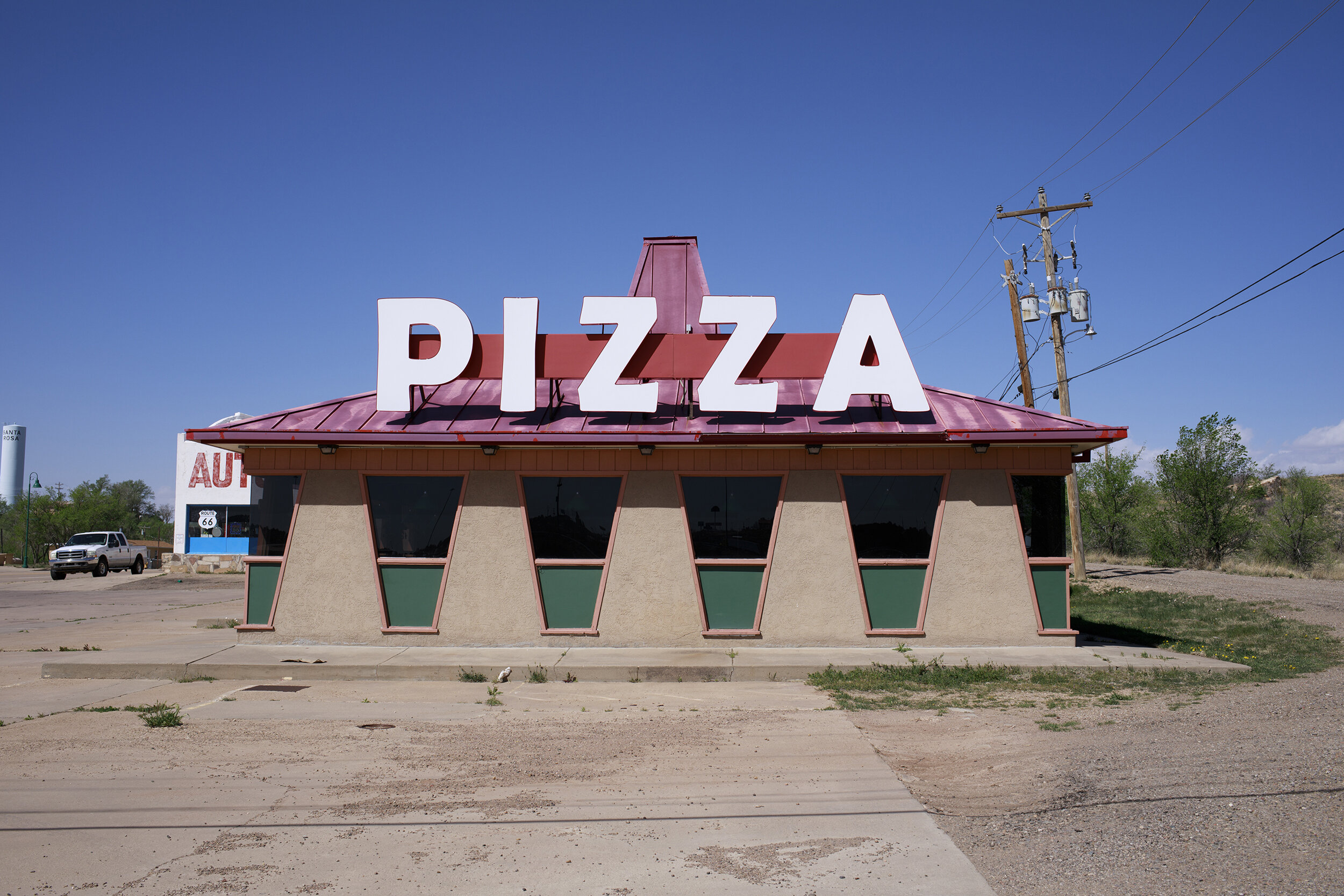  Abandoned pizza restaurant, Arizona.  