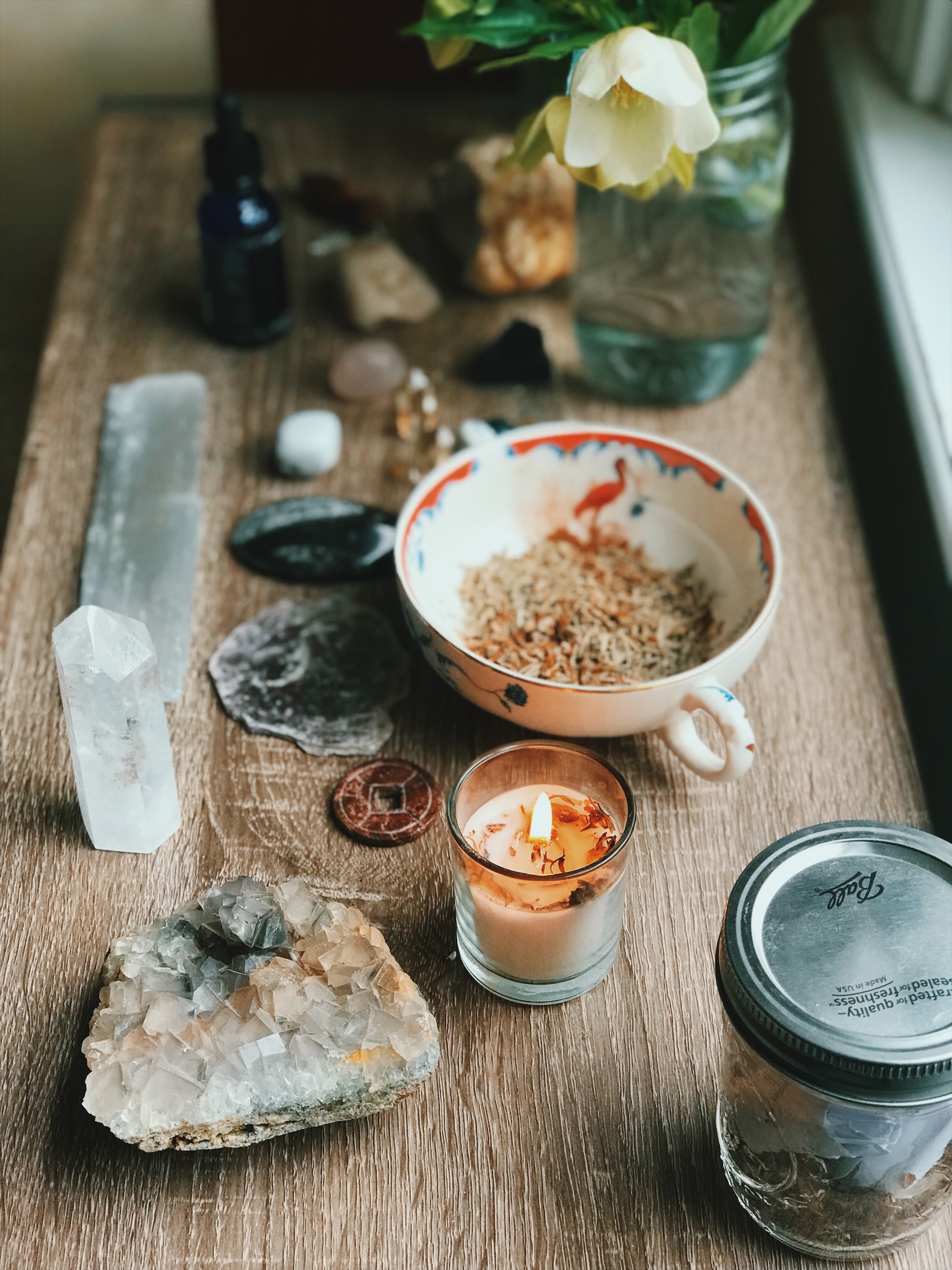this is an altar i created using my pendulum!