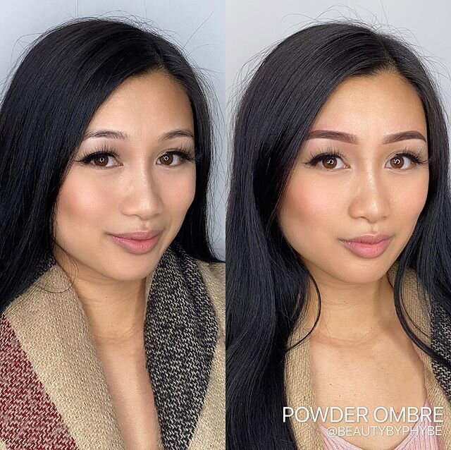 Was so excited to work on this babe&rsquo;s brows! You might recognize her as one of the members of Toronto&rsquo;s top shuffle dance team. Happy I was able to give her a soft powder ombr&eacute; brows that&rsquo;s sweat proof and smudge proof ! 🤩 r