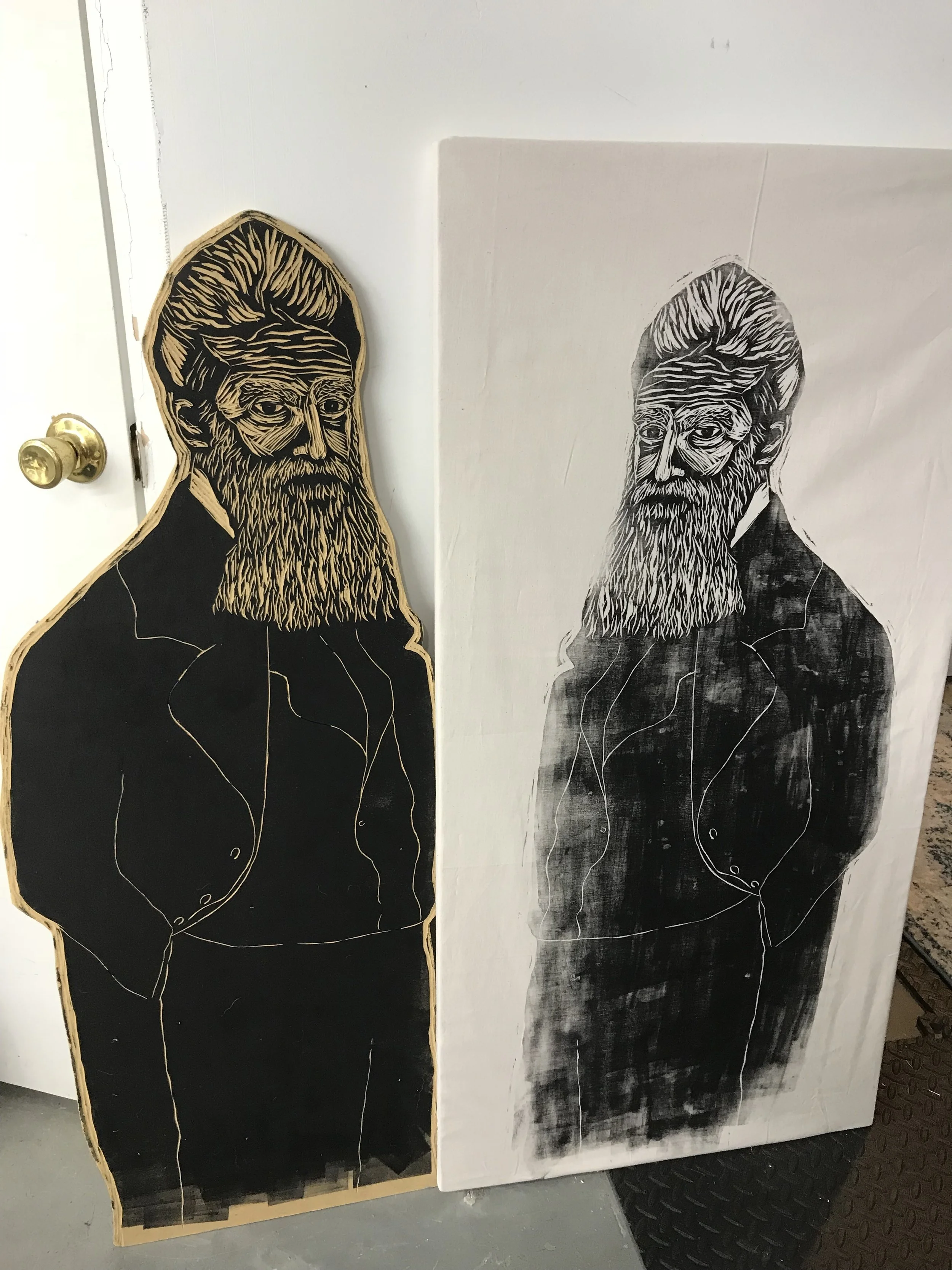 John Brown woodcut