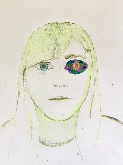 Elowyn Whale - Self Portrait, Colour Pencil (The Studio Morland - Art & Design).jpeg