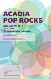 Acadia Pop Rocks – August 19, 2017, 10AM-4PM