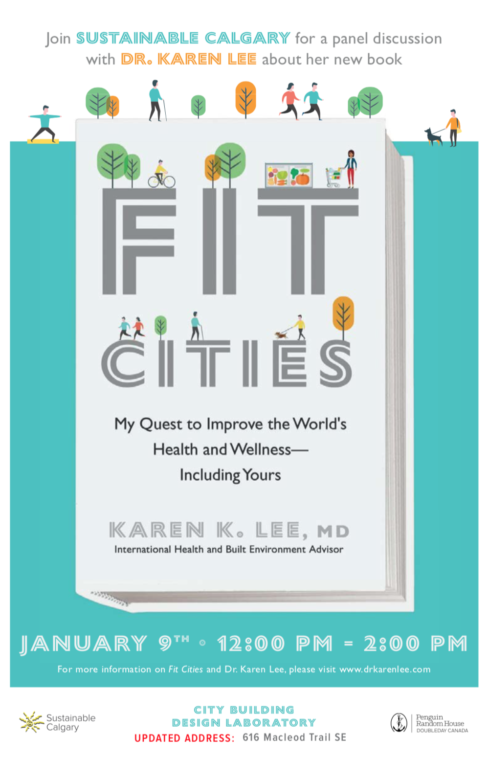 Fit Cities Book Launch and Panel Discussion with Dr. Karen Lee —  Sustainable Calgary
