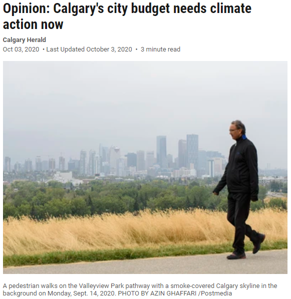 Opinion: Calgary's city budget needs climate action now