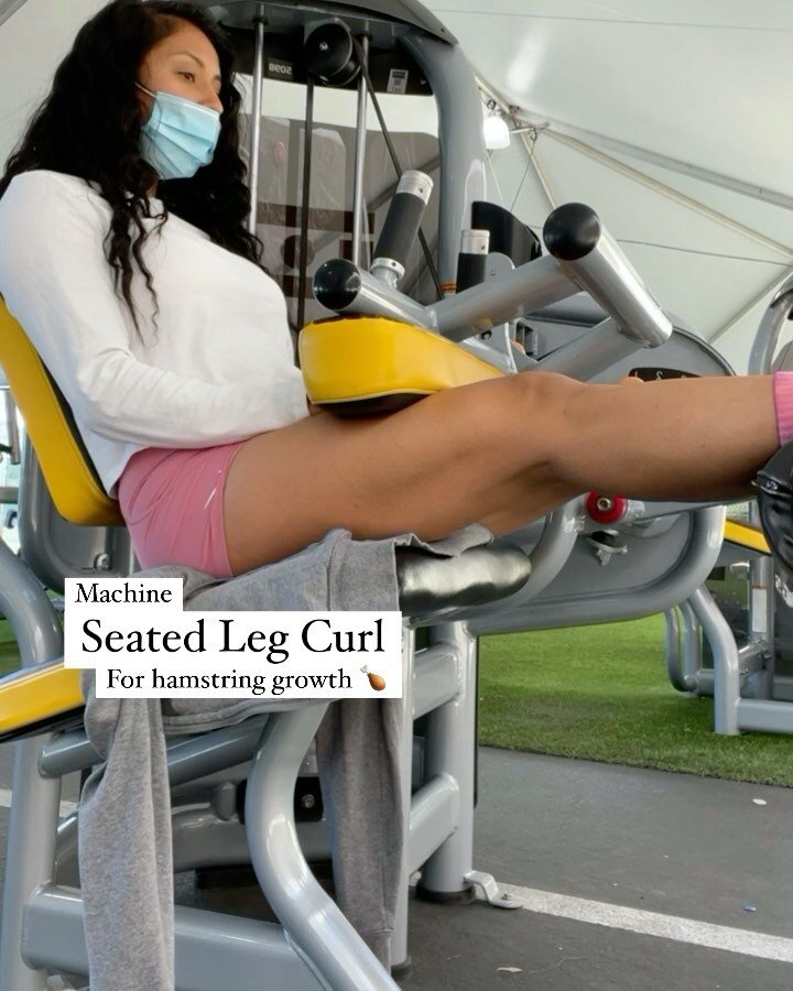 Build your Quads &amp; Hamstrings with these in home or at the gym exercises ! 🔥Leg curls &amp; leg extensions are perfect exercises to add to a compound movement as a &ldquo;super set&rdquo; or even to do in a large set # or repetitions. 
⚠️ Of cou