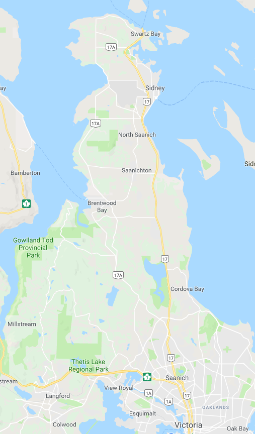 Saanich Peninsula Map.png