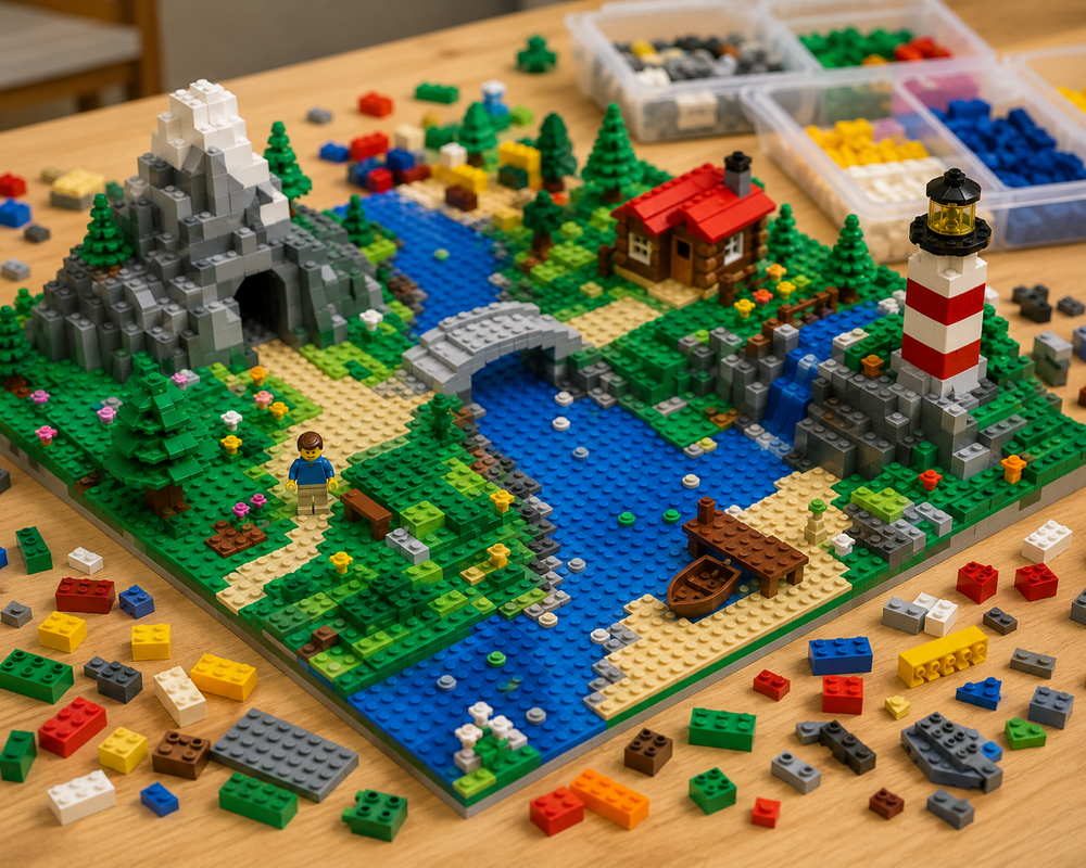LEGO Tent creative play