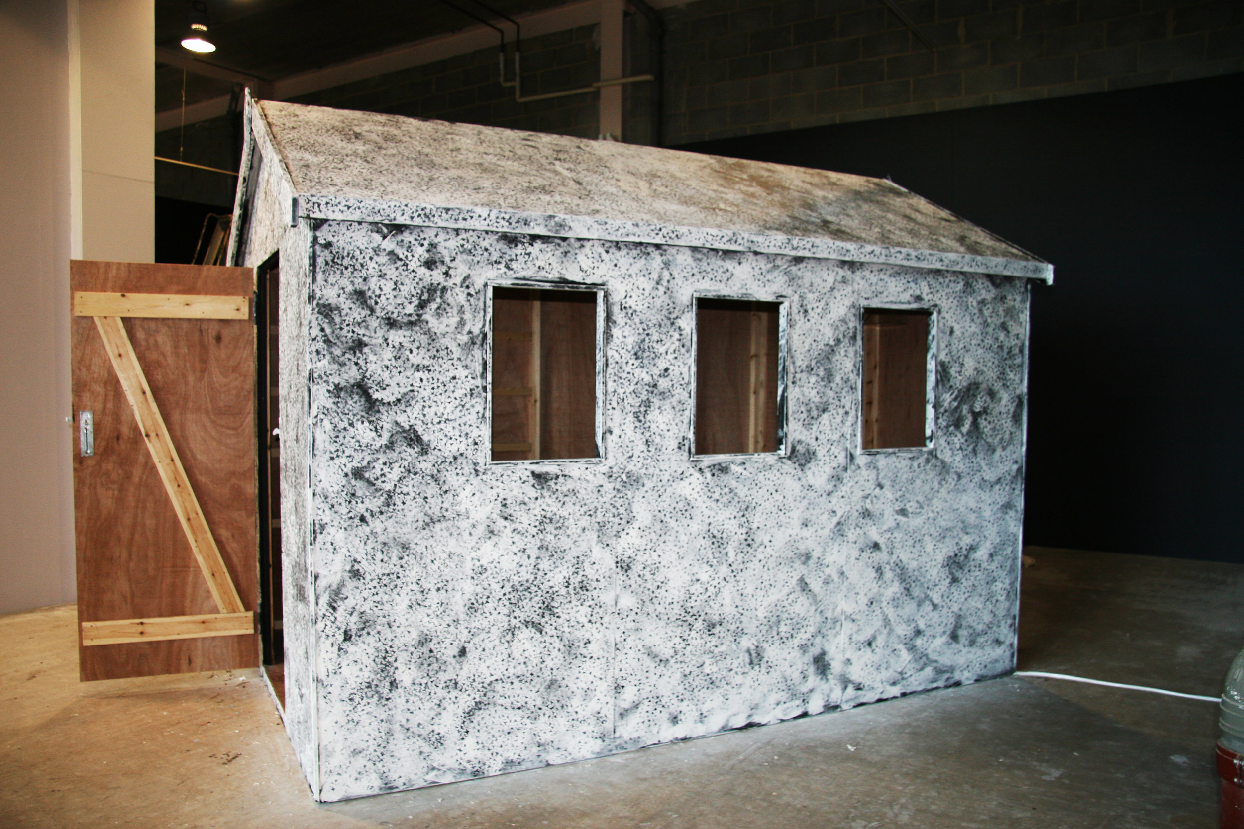 Apoptosis Vestigium / 2010 / liquid chalk / drawing shed project psl