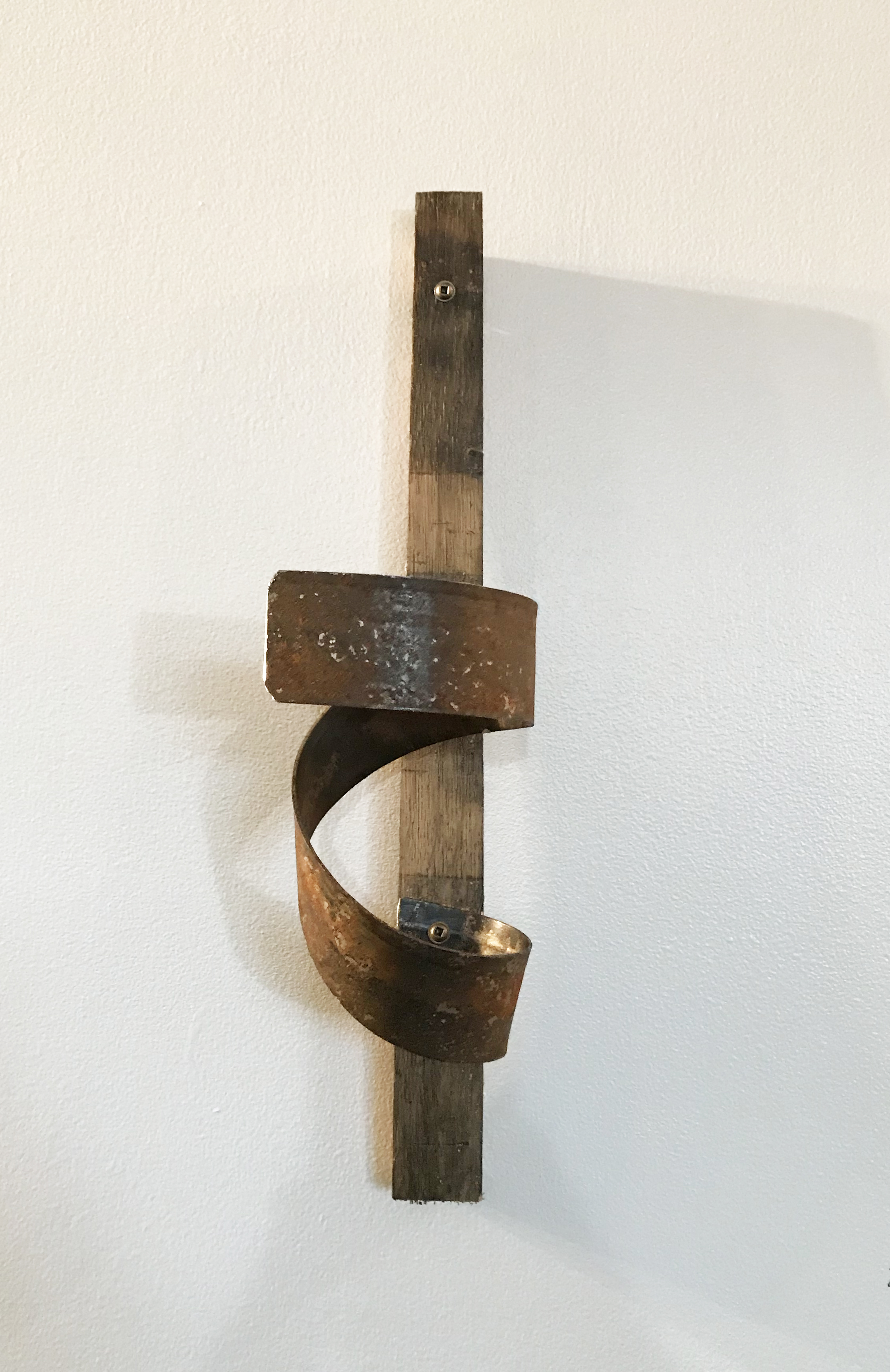 Bourbon Barrel Stave Bottle Holder