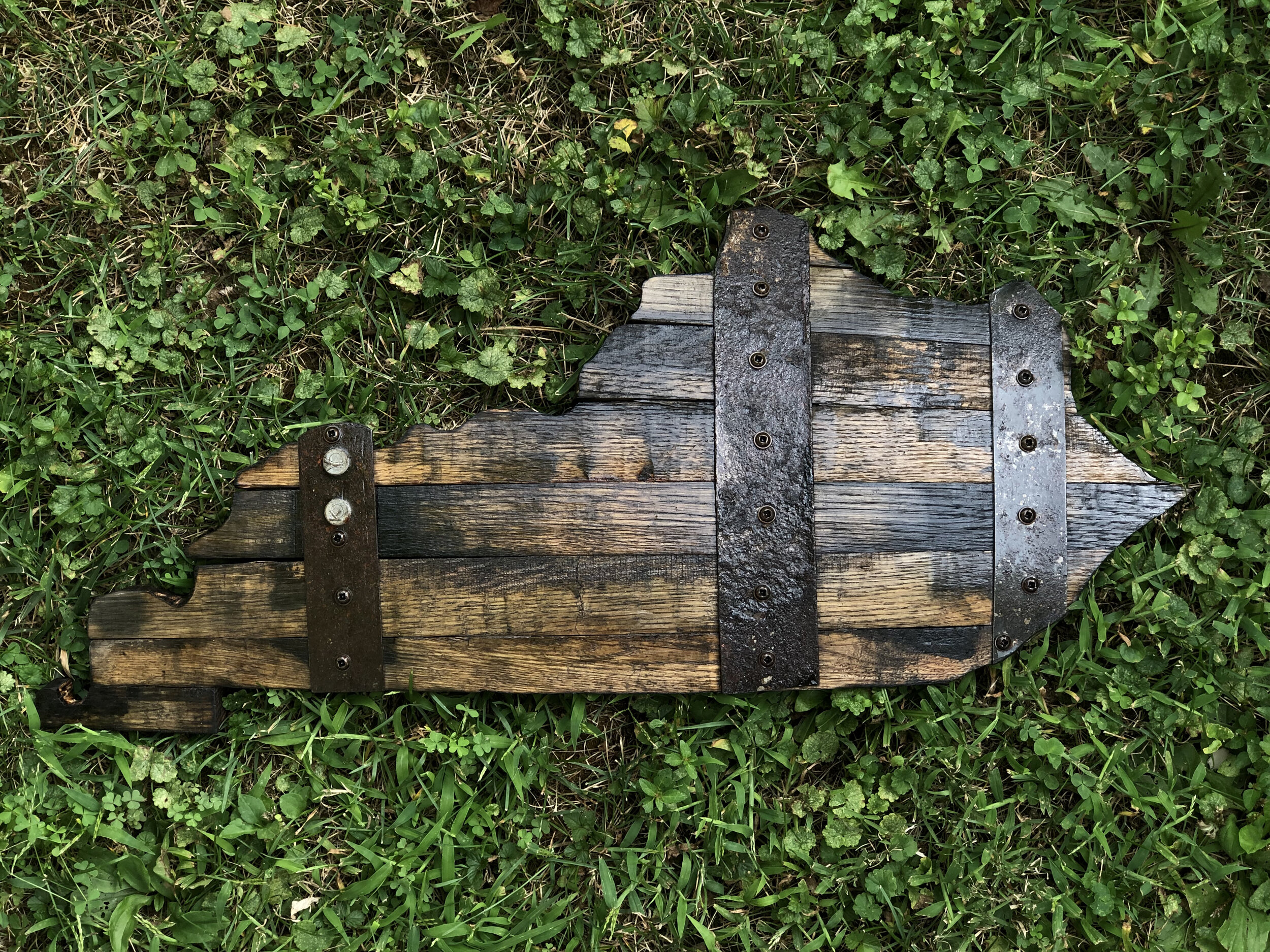 2' Kentucky Bourbon Barrel Cutout
