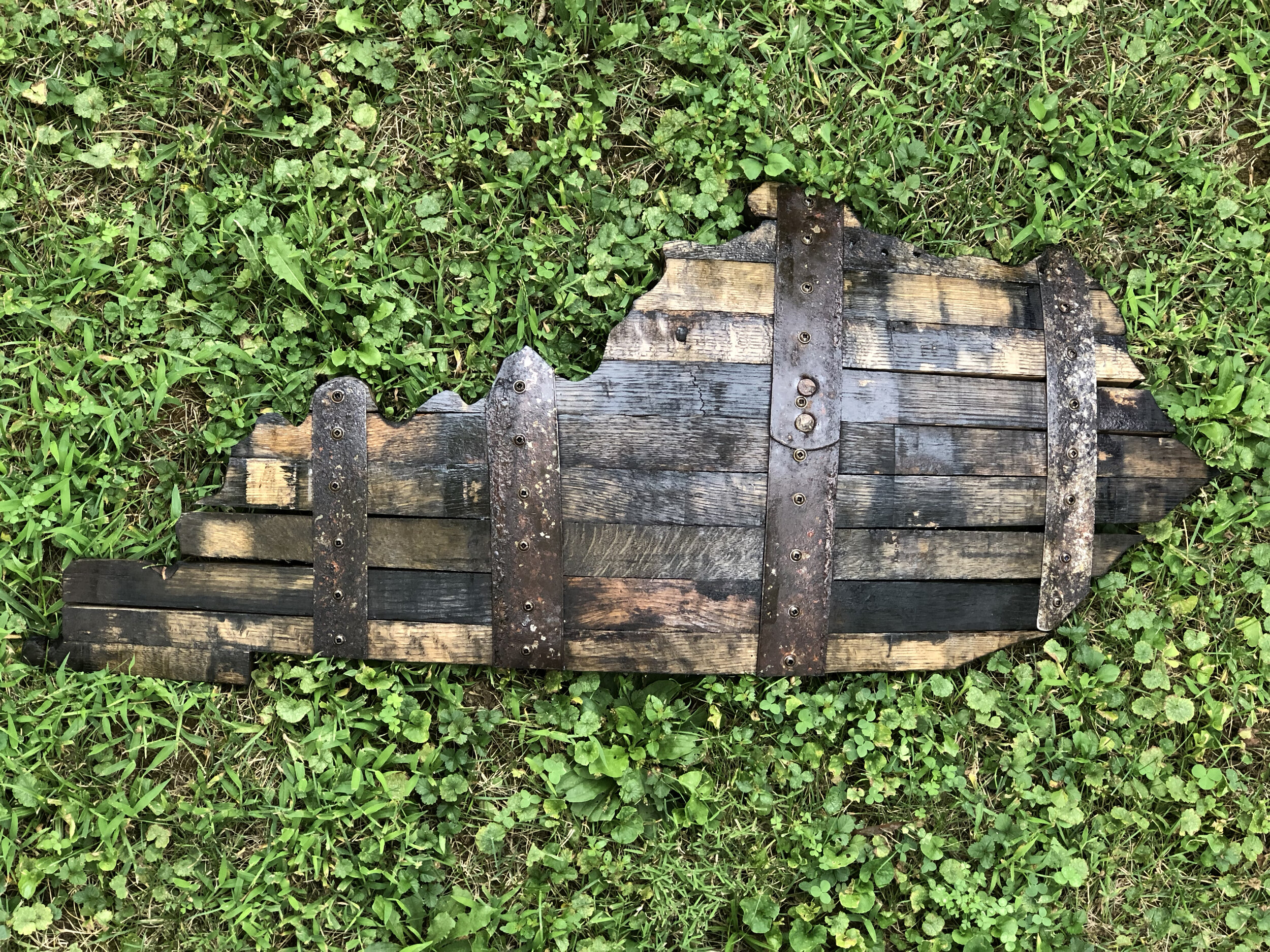 3' Bourbon Barrel Kentucky Cutout