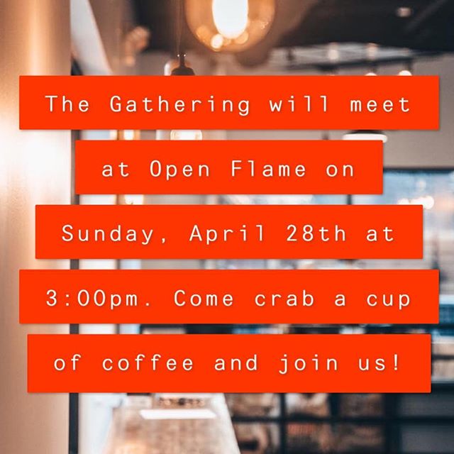 Great Coffee = Great Time!
Hope to see you at @openflamecoffee Sunday!