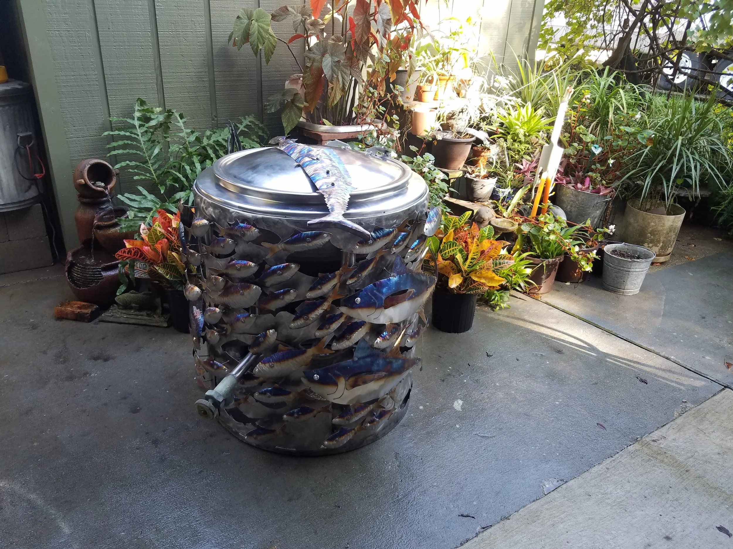 Crawfish Boiler Pot Decorative Metal Frame