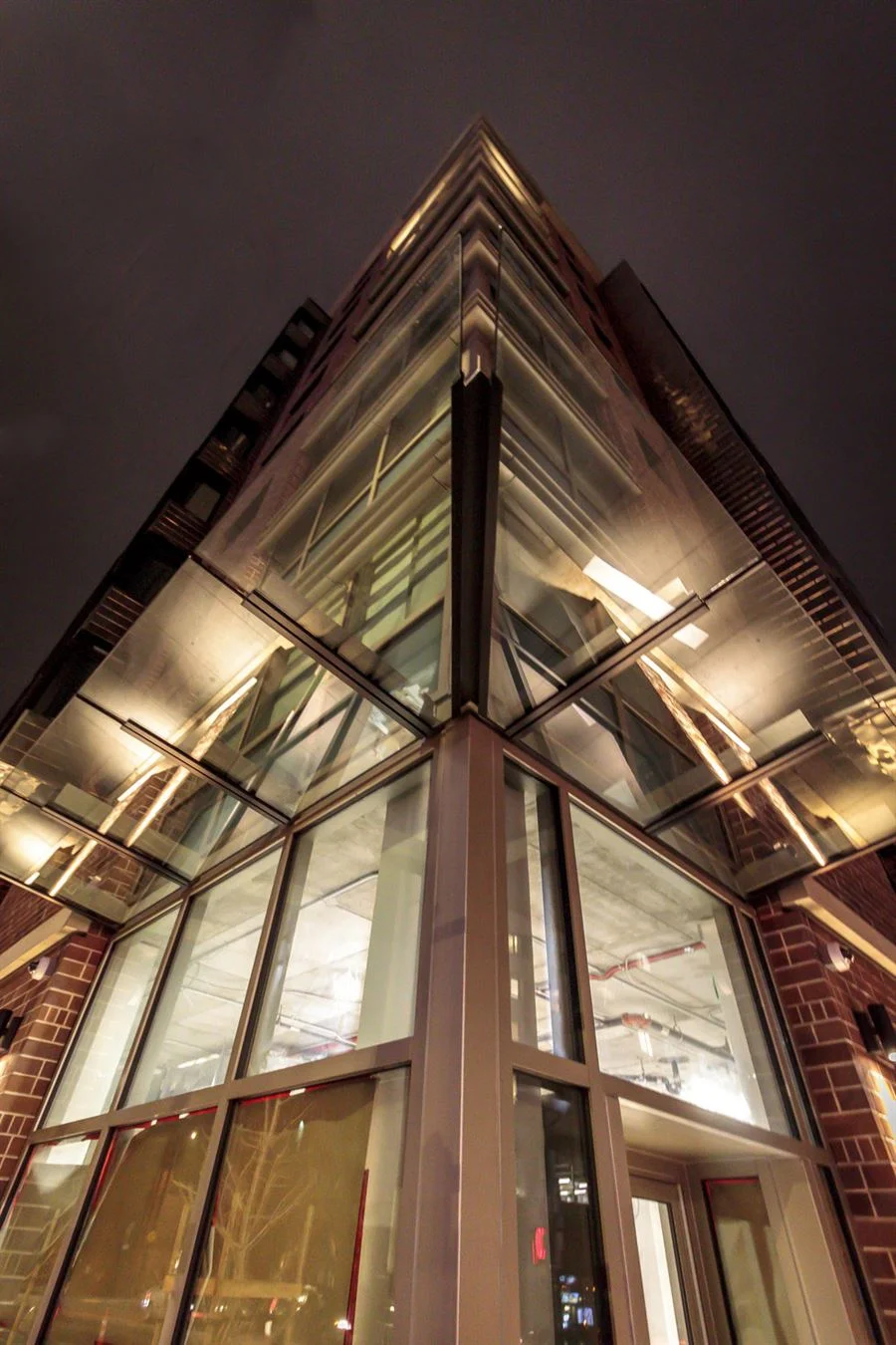 Hyatt Place San Francisco Corner Detail of Curtain Wall