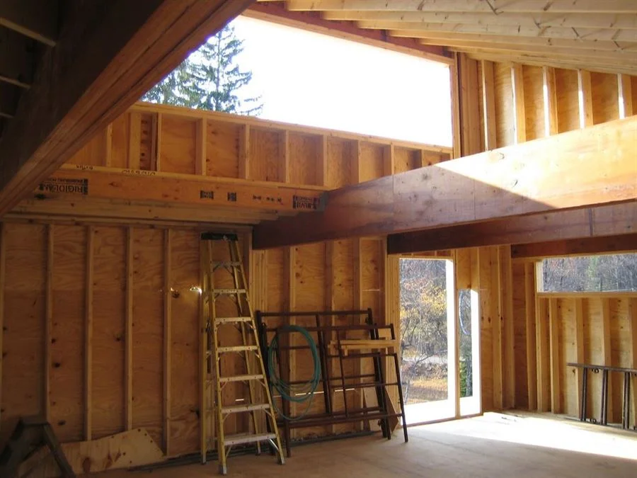 Clerestory Window before installation of Drywall