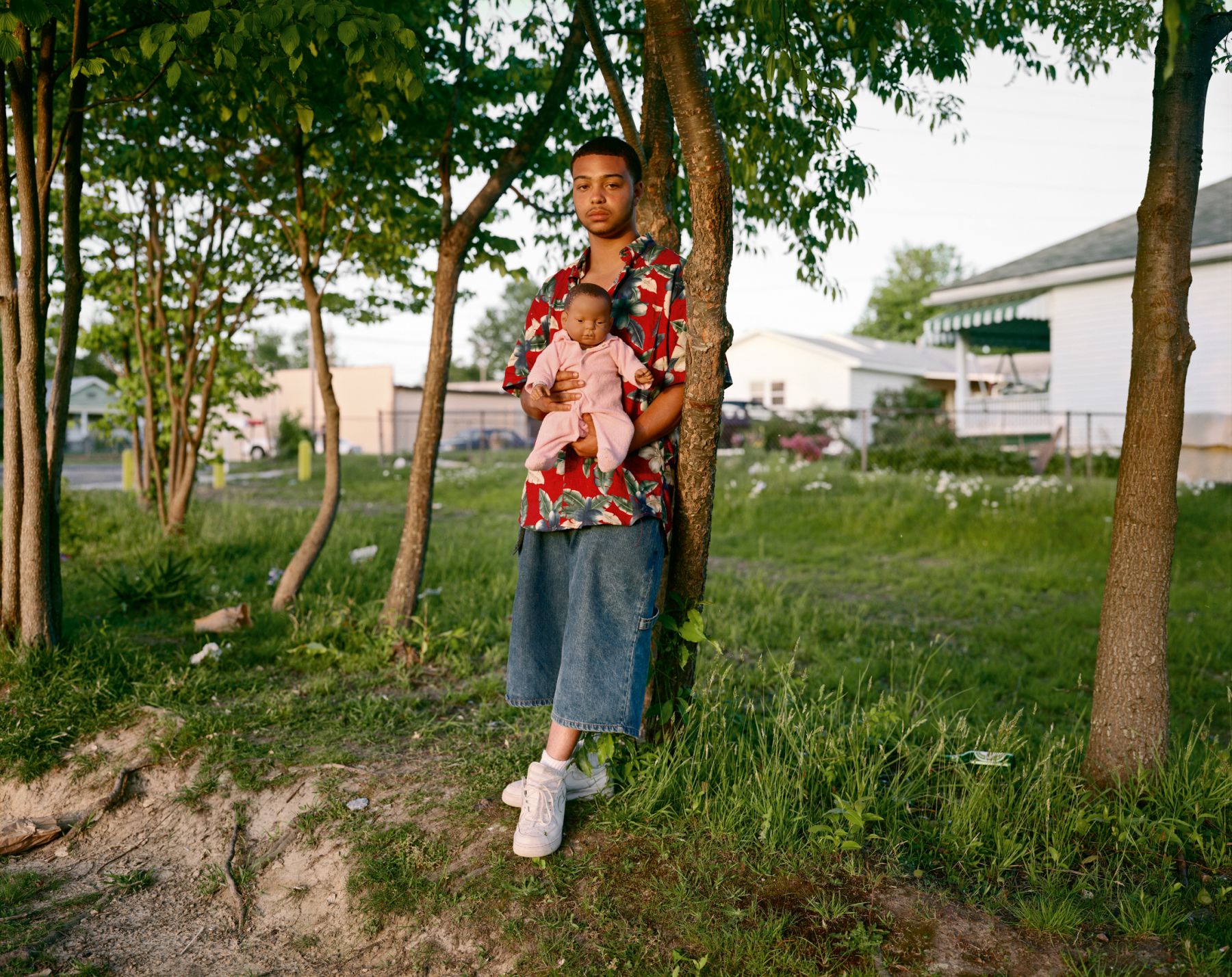 A Man With A Training Baby, Beckley, West Virginia, May 1999
