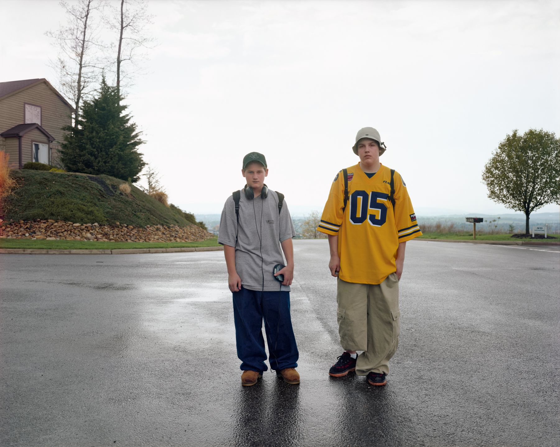 Boys Walking Home After School, Harrisonburg, Virginia, May 1998