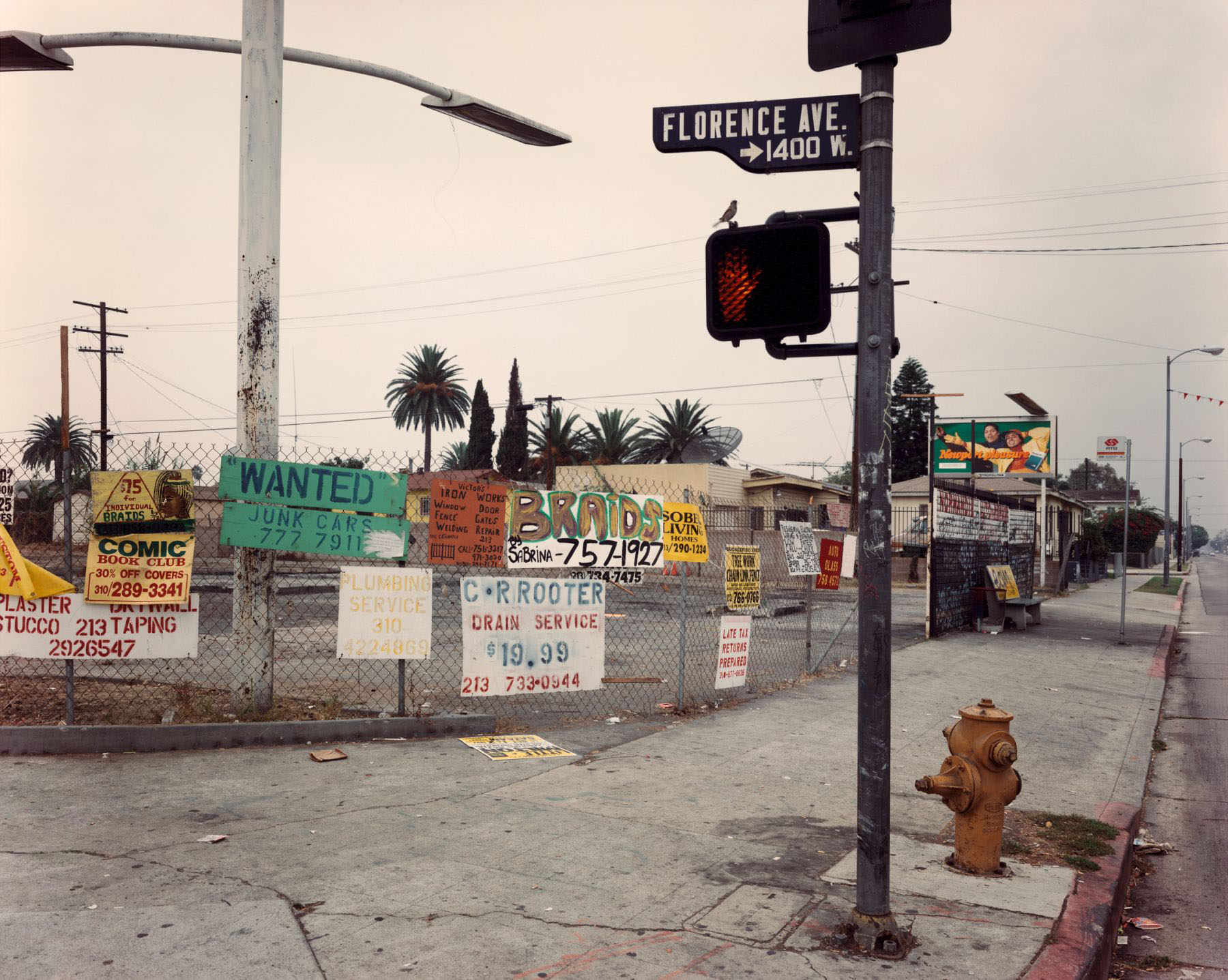 The Northwest Corner of Florence and Normandie Avenues, Los Angeles, CA, October 1993