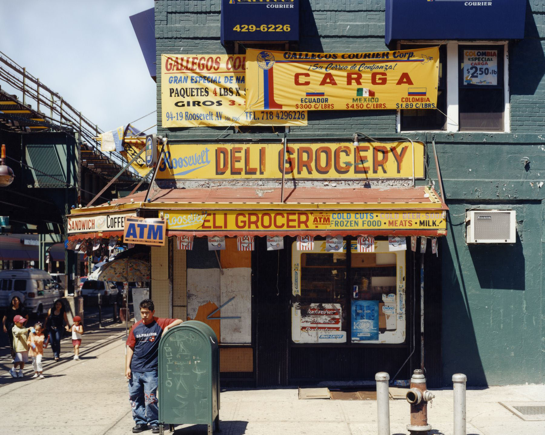 Roosevelt Deli Grocery , 95th Street and Roosevelt Avenue, Jackson Heights, Queens , June 2004