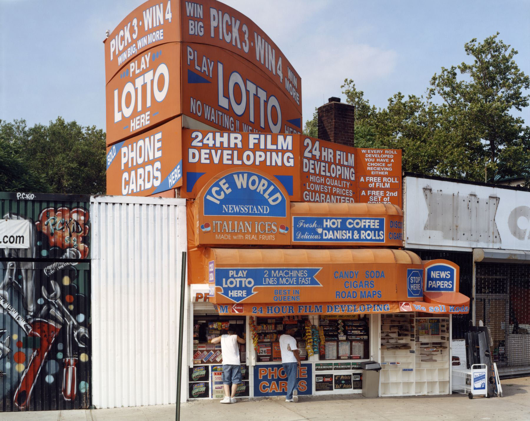 Ice World Newsstand, 91-17 Astoria Boulevard, Queens, July 2003