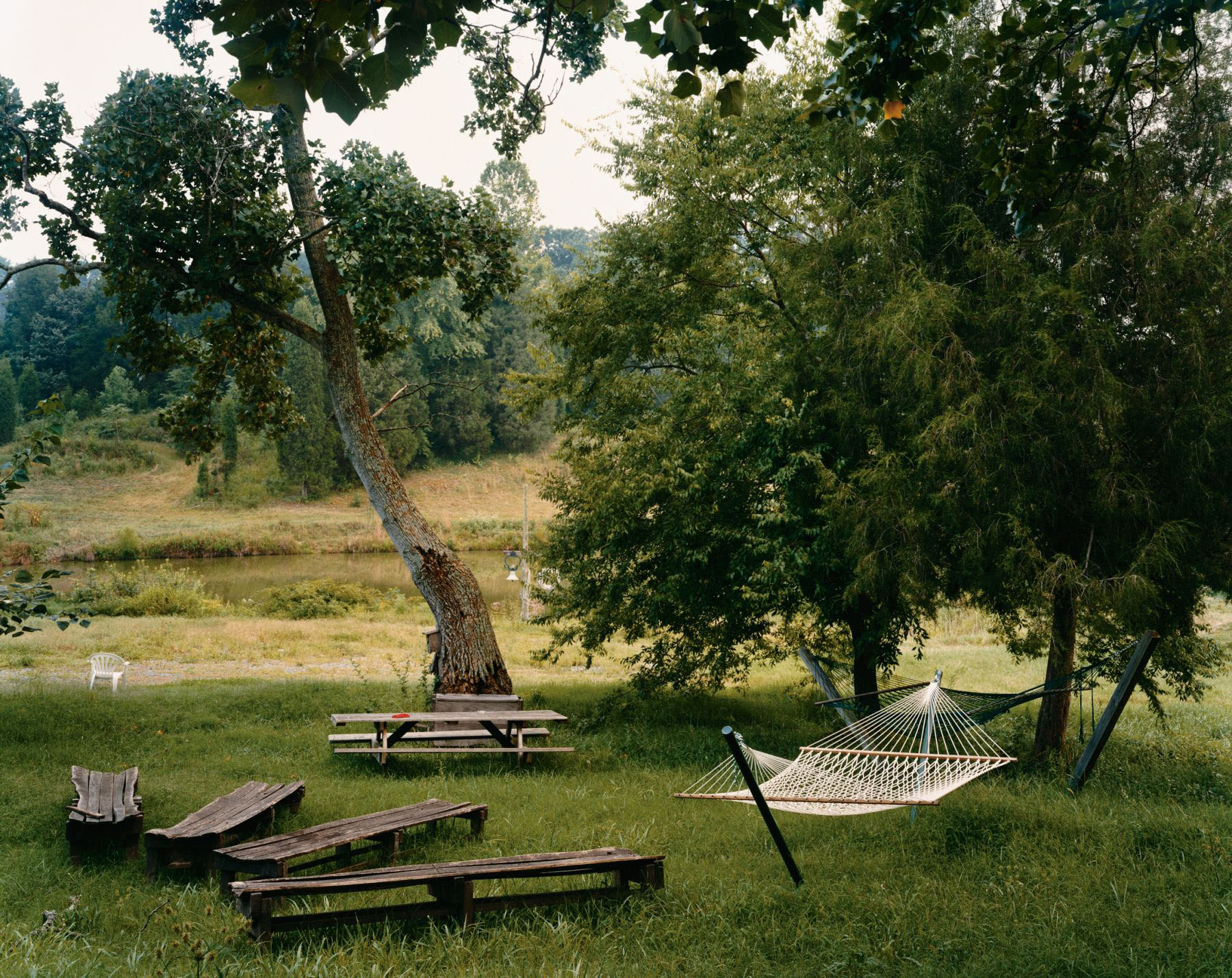 Twin Oaks, Louisa, Virginia, August 2000
