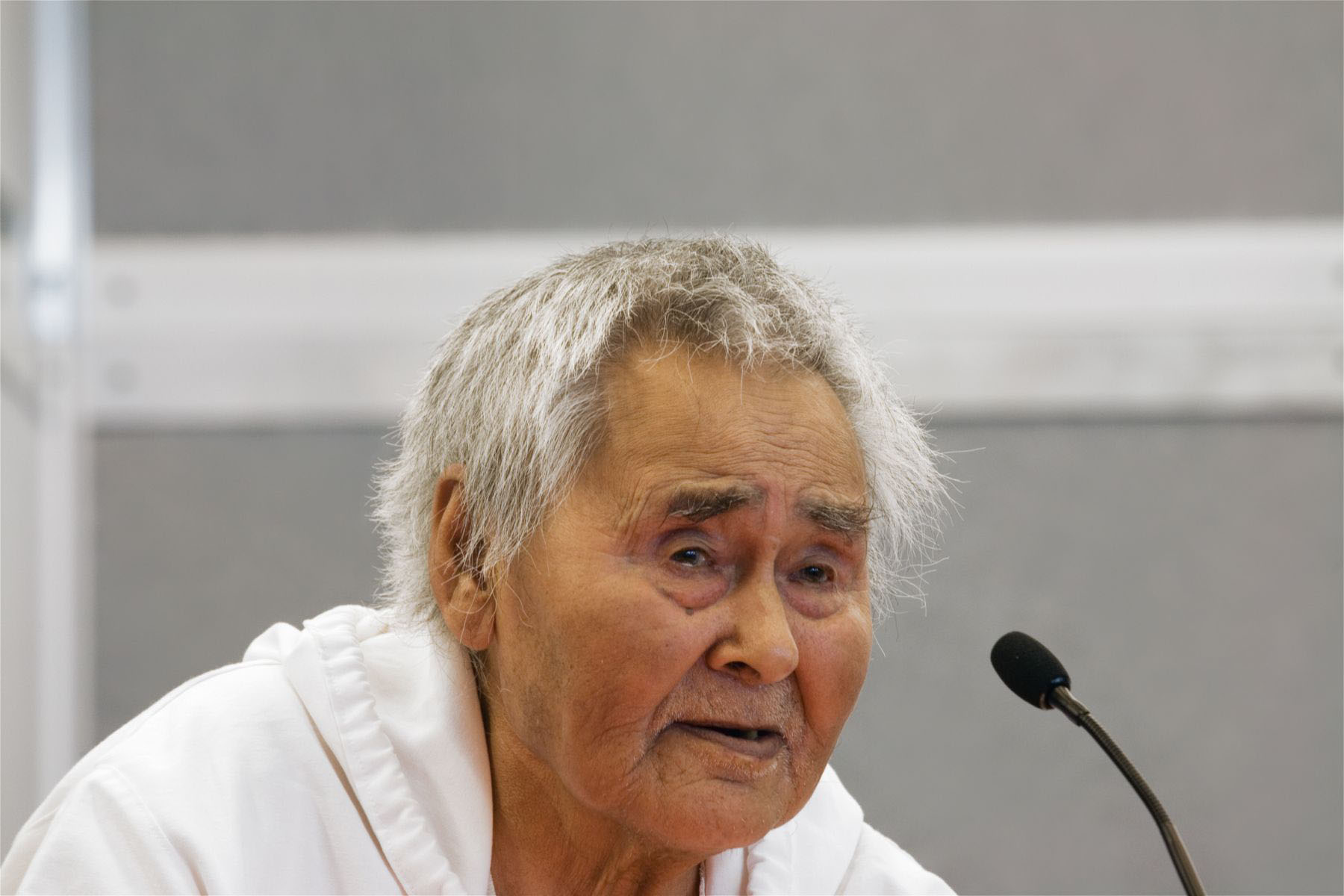 Naalak Nappaaluk, Inur Elder, Kangirsujuaq, Nunavik, Canada, 2005