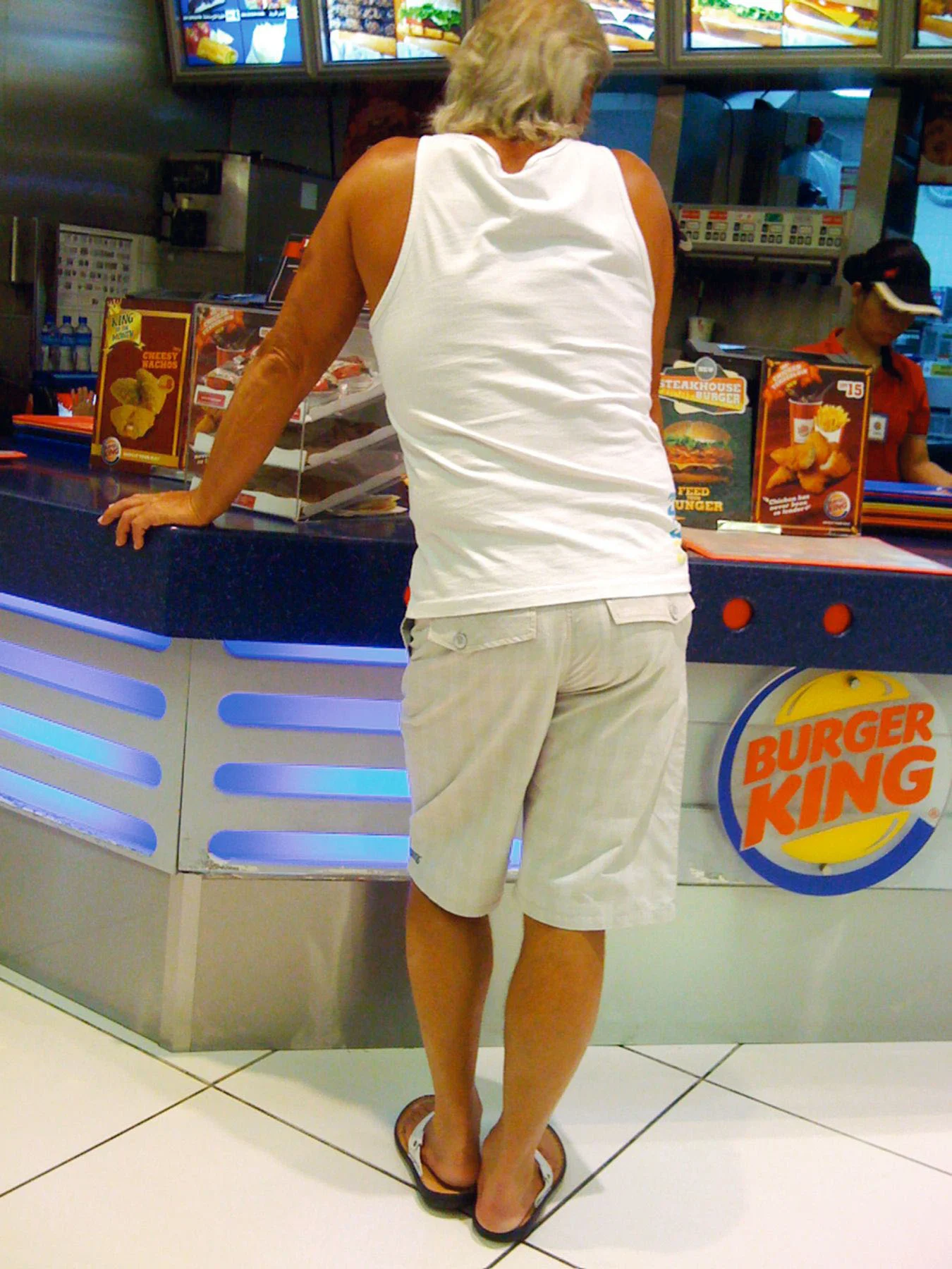 Buger King, West Food Court, Mall of the Emirates, 2008-2009