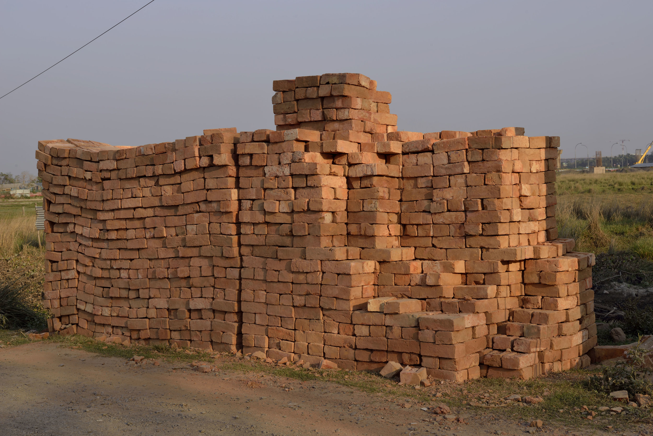Bricks on the Outskirts of Kolkata, India
