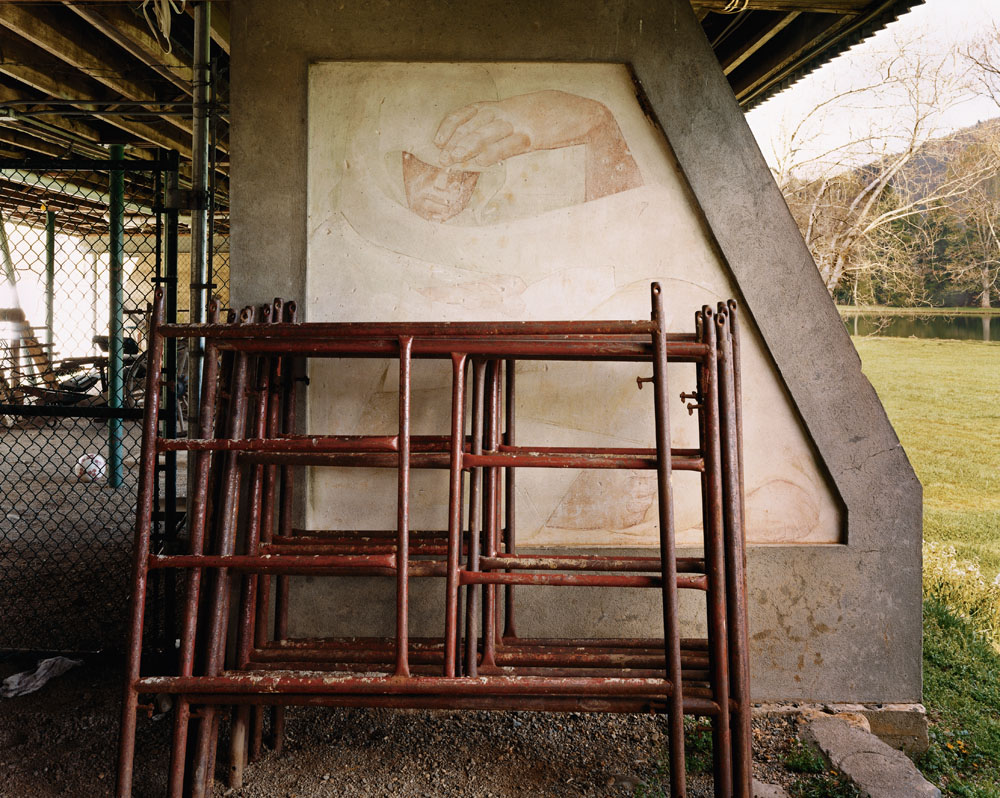 “Learning” by Jean Charlot, Camp Rockmount, Black Mountain, North Carolina, April 2005.