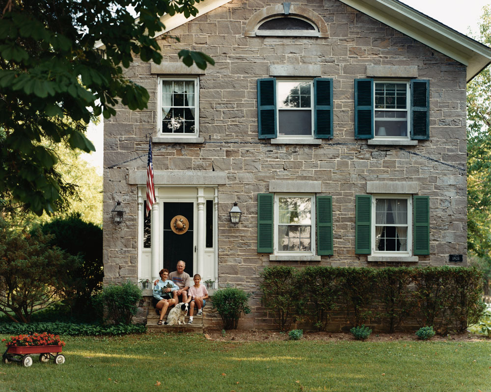 Bed and Breakfast, Wiscoy, New York, August 1996.