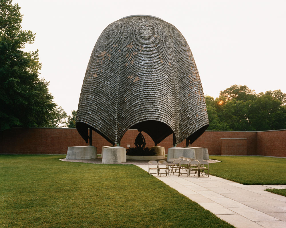 Roofless Church, New Harmony, Indiana, May 2000.